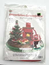 Vintage Needle Magic Christmas Morning Decorative Centerpiece Kit #1671 NIP
