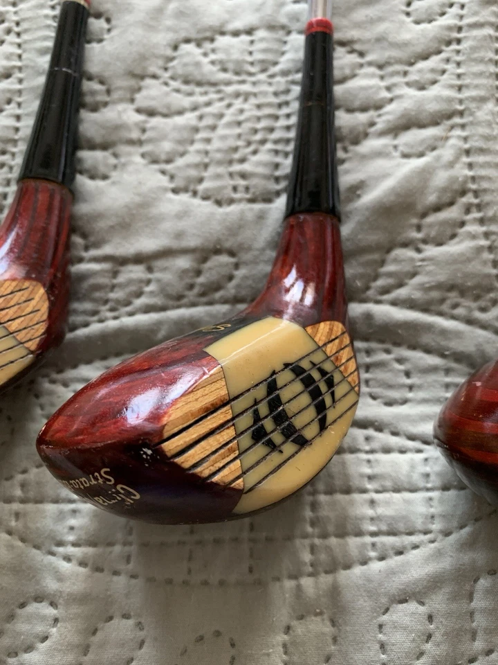 Juego de tres (3) palos de golf Wilson Sam Snead Clima/Gard Woods de colección Foto 3 de 4