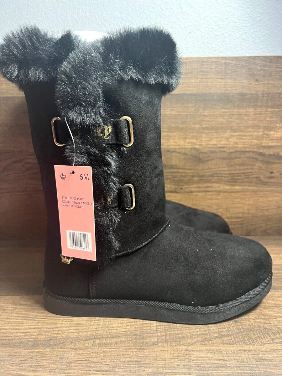 juicy couture faux fur boots