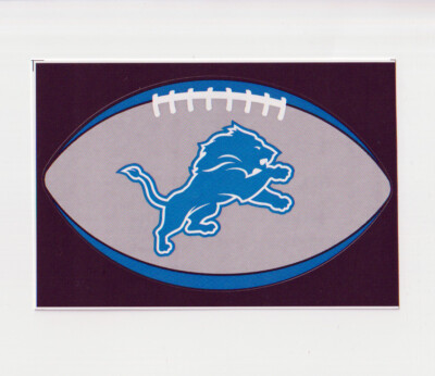 Detroit Lions Aufkleber / Sticker, 10,5 x 7 cm, NFL American Football, Neu