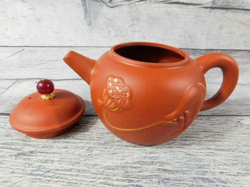 Clay Tea Set Teapot with 4 cups - Picture 5 of 12