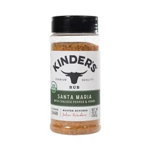 Kinder's Santa Maria w/ Cracked Pepper & Herbs Seasoning Large 10 oz BBQ Spice