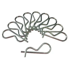 Gen-Y Hitch Heavy Duty Steel Locking Twist Clips Hitch Pin Set of 10 in Pack