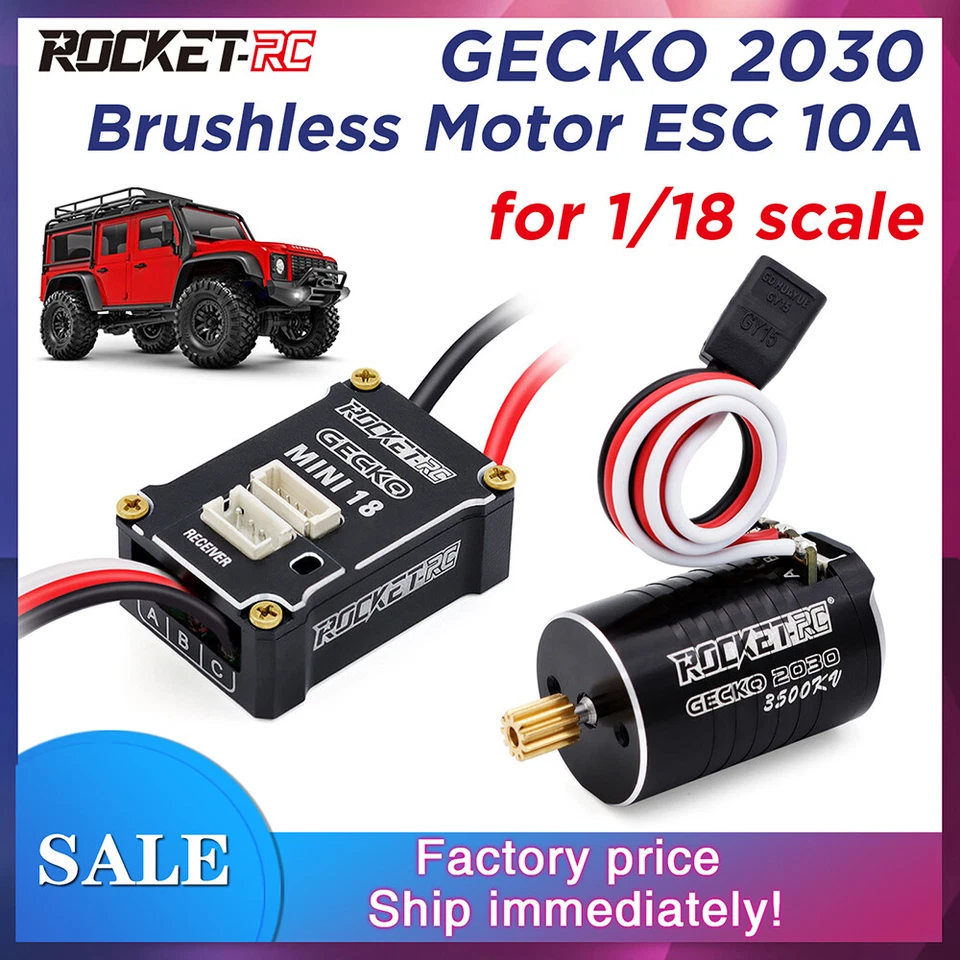 Rocket-RC Sensored Brushless Motor ESC Program Card for 1/18 TRX4M RC Car Truck - Image 4 of 4