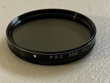 PRO - 55mm circular polarizing filter with hard plastic case - free ship