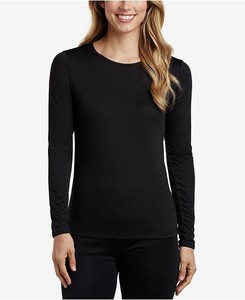 women's cuddl duds fleecewear crewneck top