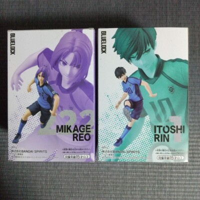 Blue Lock Figure Set 2 Banpresto Itoshi Rin Mikage Reo New