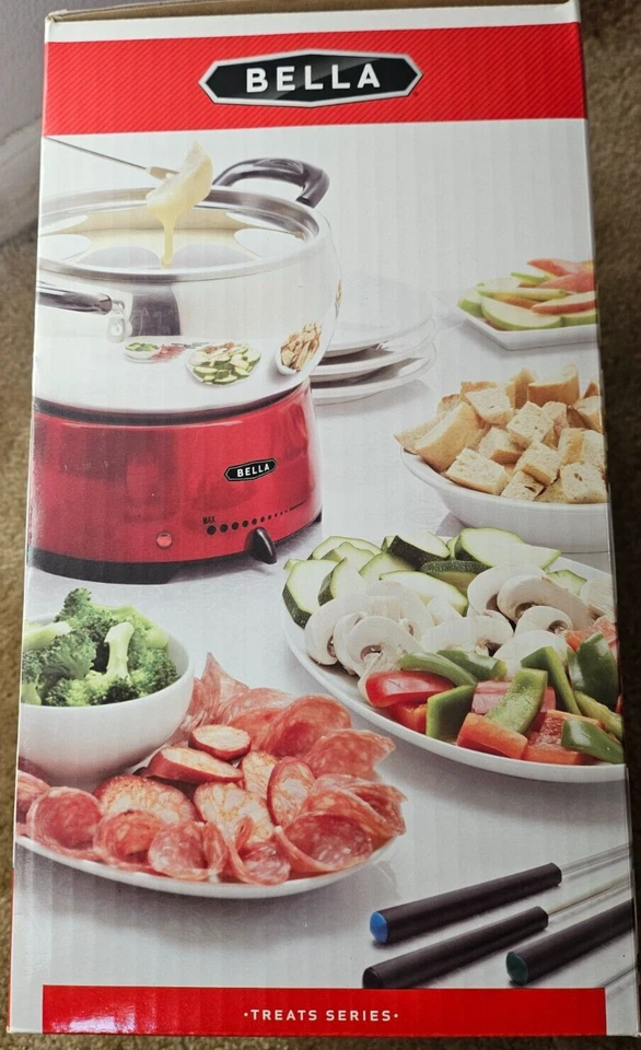 Bella 3 кварты емкость горшок электрический фондю лакомства серии большой бульон сыр (A5) - Изображение 4 из 4