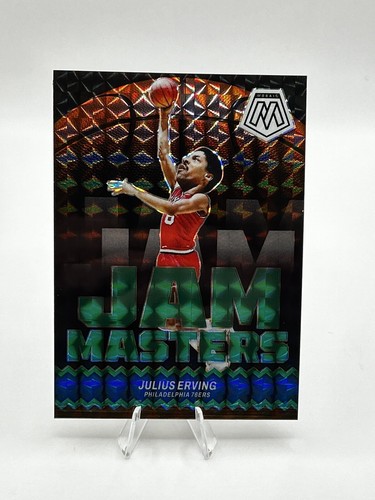 Julius Erving [Green Mosaic] #2 2019 Panini Mosaic Jam Masters card