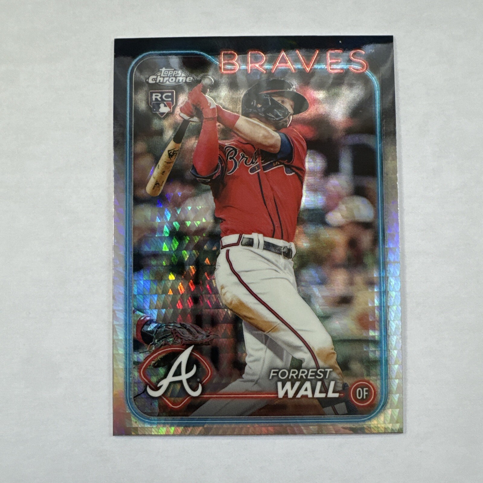 2024 Topps Chrome - Prism Refractor #176 Forrest Wall (RC)