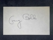 1965 WHITE SOX: Greg Bollo, SIGNED 3x5 (BSJ)
