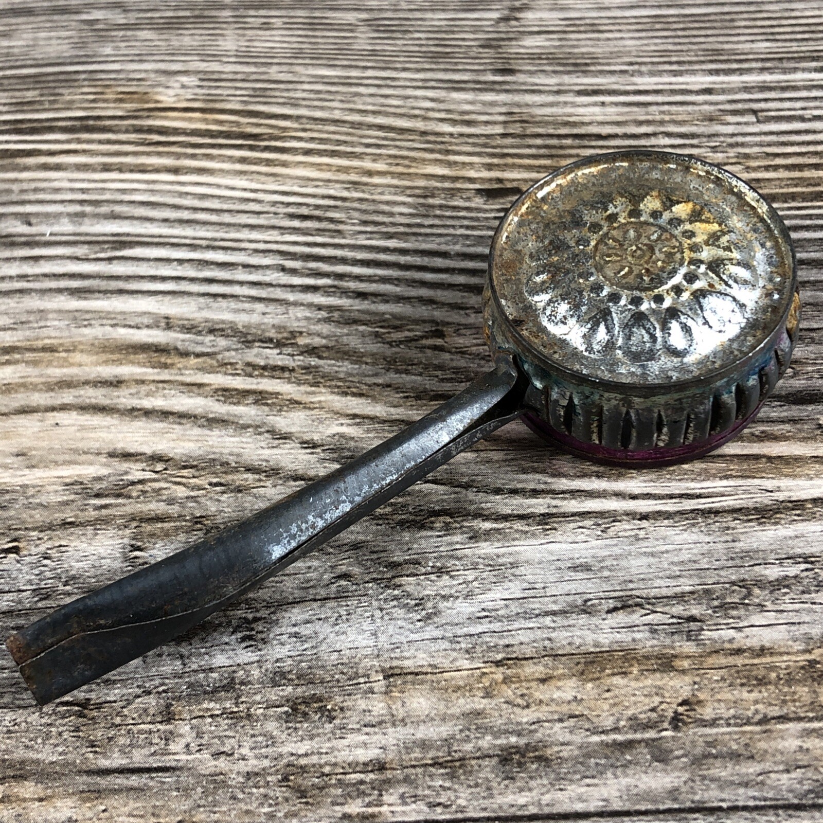 Metal Rose Rattle Antique Vintage Floral Flower Metal Baby Rattle | eBay