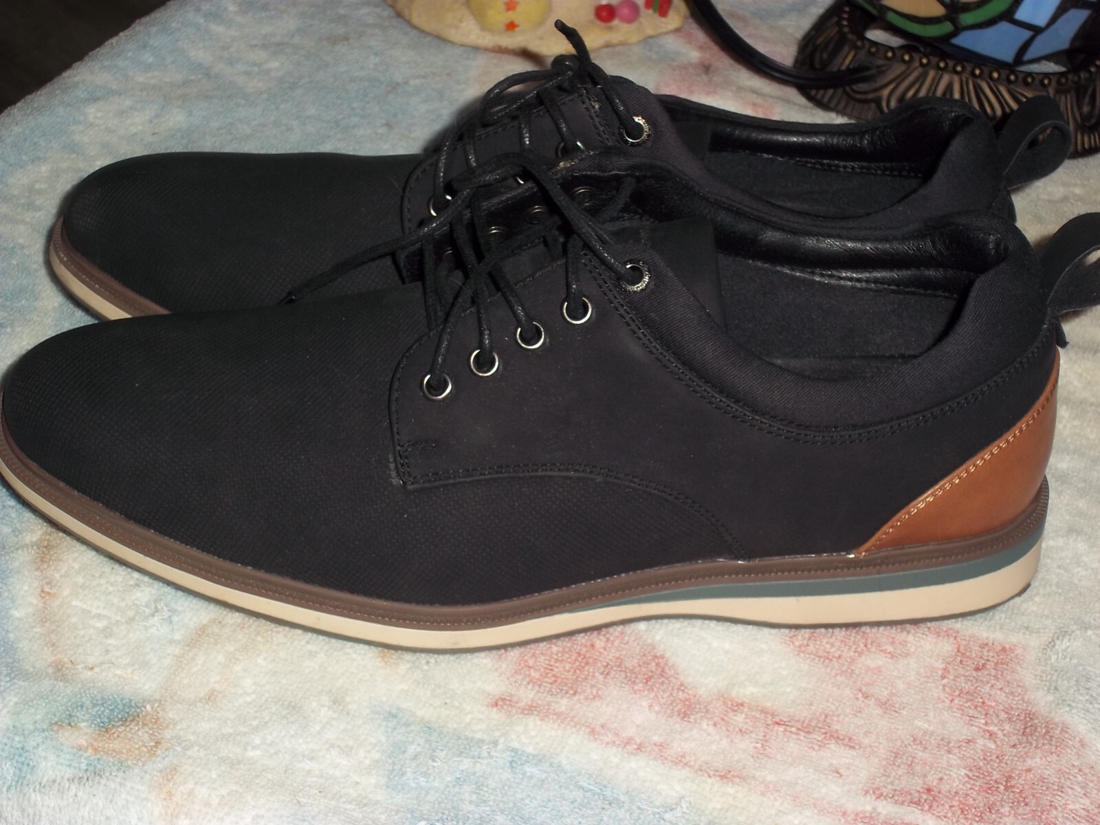 SAOLA Scarpe casual nere stringate Bruno Marc da uomo scarpe formali scarpe Oxford taglia 9