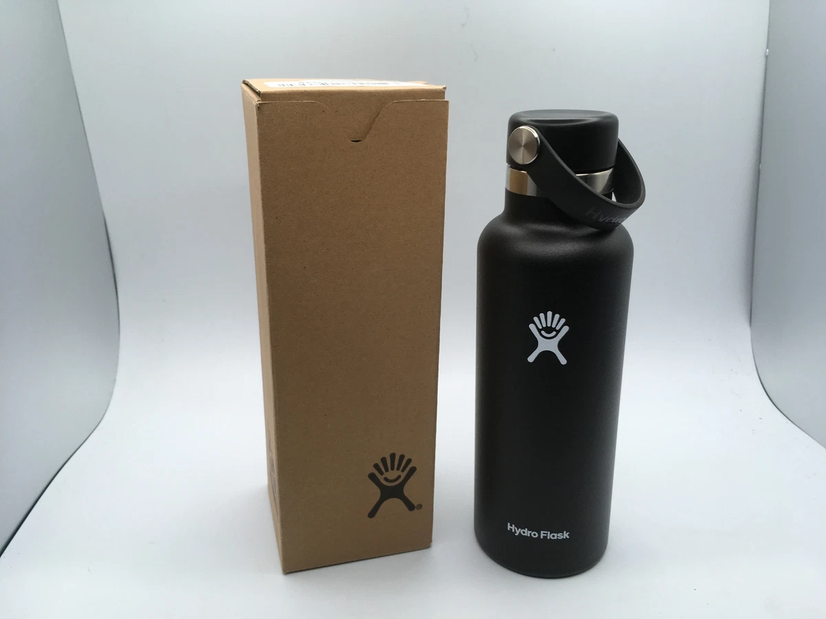 Hydroflask STANDARD MOUTH Black Water Bottle 18 Oz