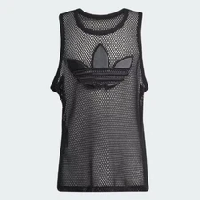 adidas Jeremy Scott JY2020 Mesh Tank Top Black