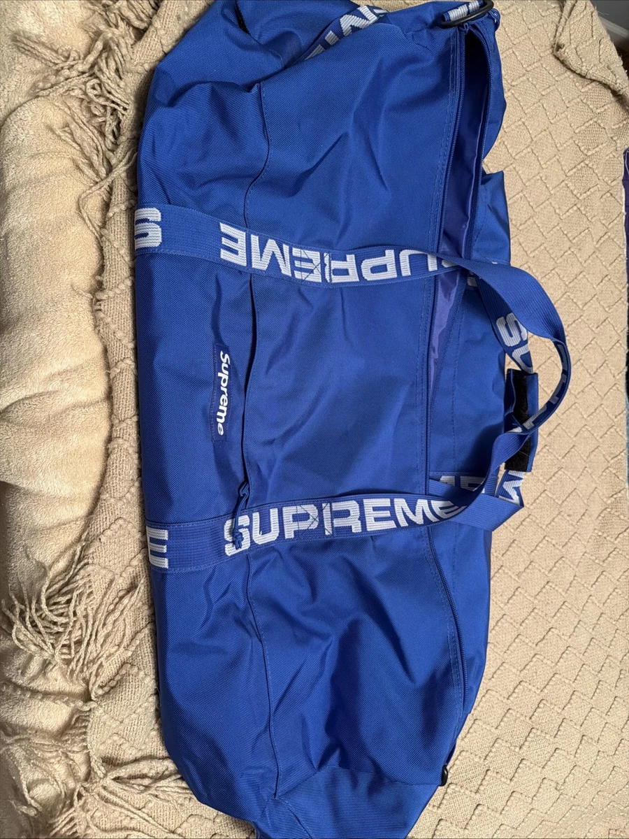 Supreme Blue Duffle Bags for Men for sale | eBay