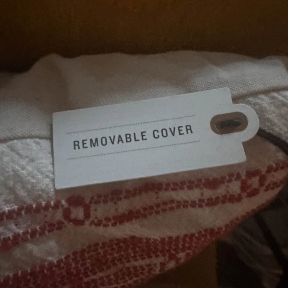 2 almohadas decorativas de hogar y manos 18 X 18 pulgadas Cubierta extraíble cuadrada multicolor nueva con etiquetas Foto 3 de 3