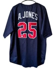 Autographed  ANDRUW JONES Atlanta Blue Baseball Jersey BECKETT CERTIFIED