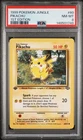 1999 POKEMON JUNGLE 1ST EDITION #60 PIKACHU PSA 8