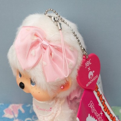 JOL x Monchhichi Pastel Snow Female Bag Charm Keychain Rare
