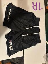 Official Black NFL Flag Pocketless Athletic Shorts Nfl And Toyota Youth Large