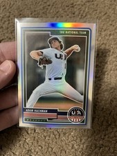 2023 Panini USA Baseball Stars & Stripes #51 Silver Refractor Adam Hachman