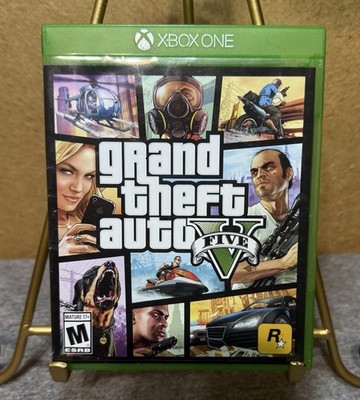 Grand Theft Auto V ( 2014 Xbox One ) Complete CIB Tested Working GTA 5 Rockstar.