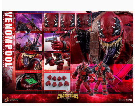 New Hot Toys VGM35 MARVEL CONTEST OF CHAMPIONS 1/6 VENOMPOOL