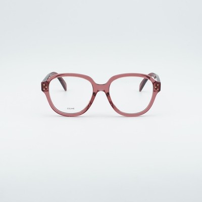 NEW Celine CL50107I 074 Transparent Rose 54mm Eyeglasses | eBay