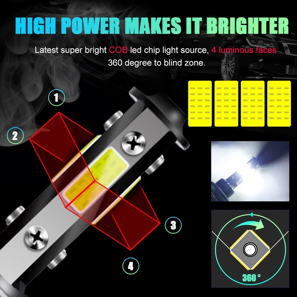 For Land Rover LR3 2005-2009 New LED Headlight High/Low + Fog Light 6x H7 H7 H11 Foto 2 de 4