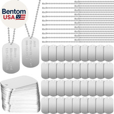 200 Pcs Personalized Military Dog Tags Set In...