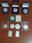 10 Oz .999 Silver Dollars and Bars