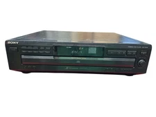 Sony CDP-C215 CD Changer 5 Compact Disc Player; Tested & Working