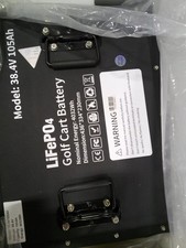 36V 105Ah Lithium LiFePO4 Golf Cart Battery 15000 Cycles 200A BMS