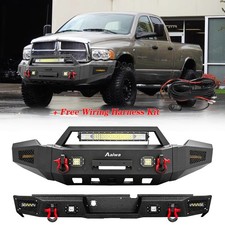 For Dodge Ram 2500 3500 2003-2004-2005 Front Rear Bumper Wwinch Plate Lights For Dodge Ram 2500 3500 2003-2004-2005 Front Rear Bumper Wwinch Plate Lights
