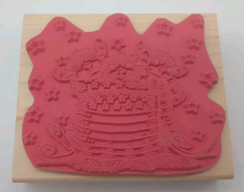 Sello de ratón de casa envoltura patriótica Amanda Maxwell Mudpie 4 de julio bandera HMKR1005 Foto 4 de 4