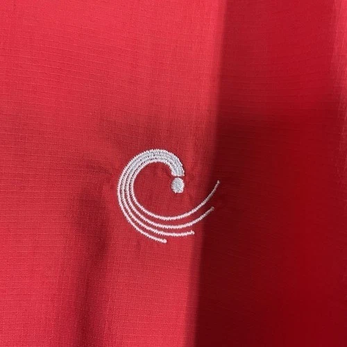 NWOT FootJoy FJ Red 1/4 Button Golf Shirt Outerwear Jacket Men Size Medium - Image 3 of 4