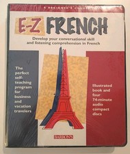 Barrons Easy French NEW Beginners Course Book...