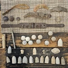 Civil War Era Bullets, Musket Balls, Mold (.31 Colt?) CSA Button, Ring, Fuse