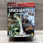 Uncharted 1 & 2 Dual Pack (Sony PlayStation 3 PS3, 2011) With Manuals Free Ship