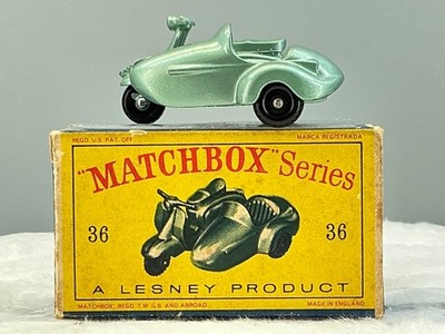 Matchbox Lesney#36B,Lambretta, regular wheels, boxed all original