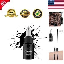 Black Tattoo Ink 1/2oz15ml -Friendly Standard Pigment Tattoo Supplies Concen...