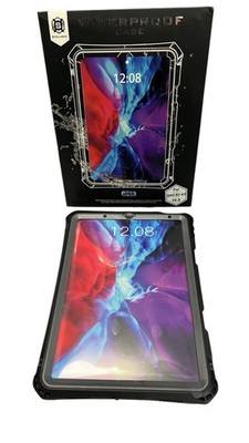 Shellbox Hülle für iPad Air5 / 4 (10,9 Zoll) Wasserdicht Case Schutz Schwarz