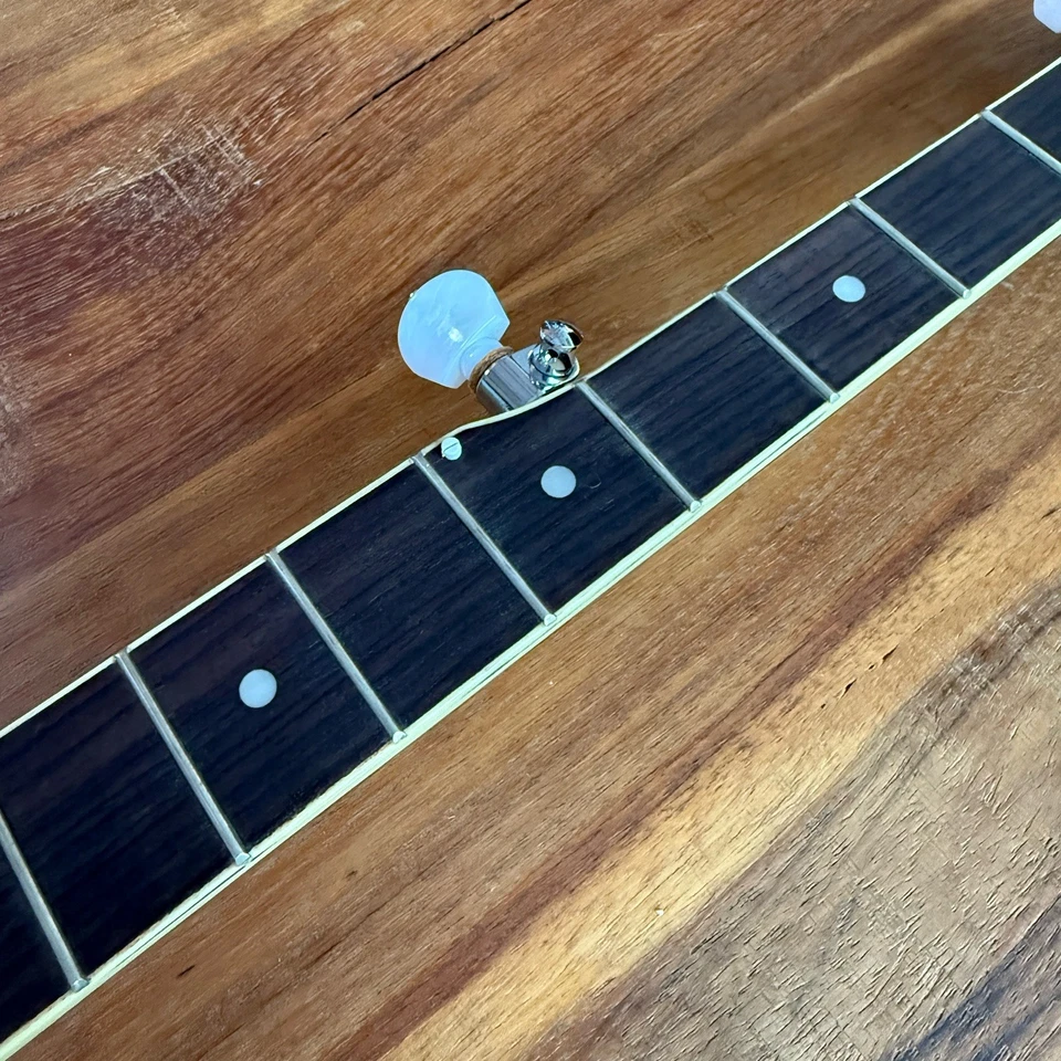 Washburn Americana Series B7-A 5-String Open Back Banjo - With Gigbag - Image 4 of 4