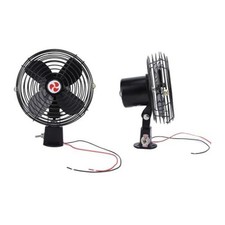 12V RV Quiet Cooling Fan 2 Speed Switch Heavy Duty Metal Car Fan for Truck RV