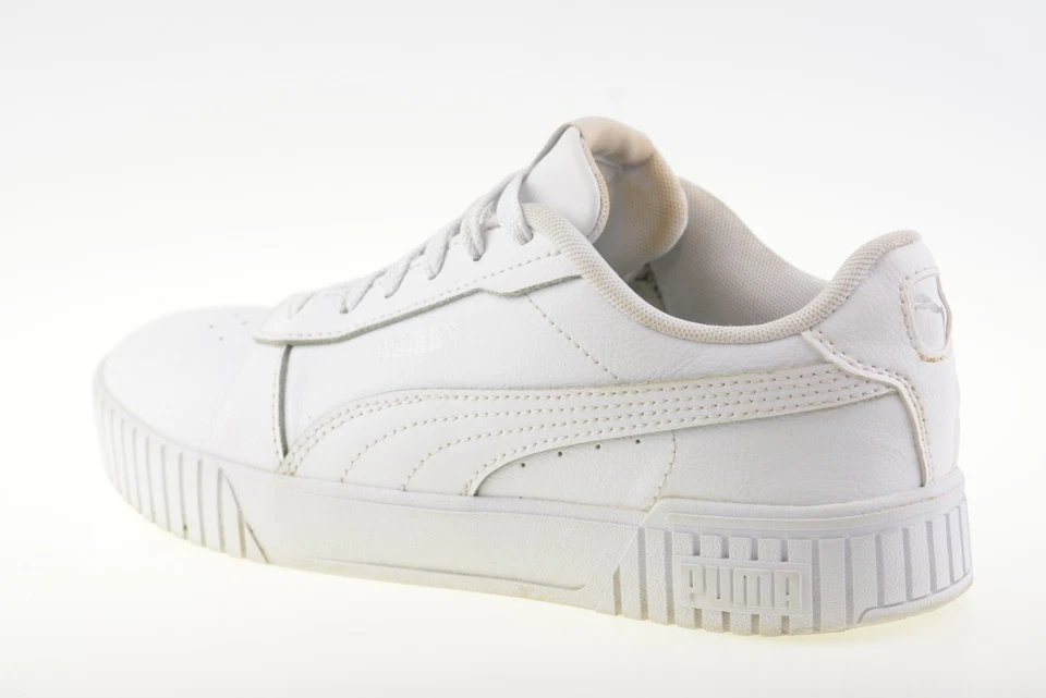 PUMA Carina 2.0 J White 386185-02 Unisex Junior Trainers Size UK 5 - Image 3 of 4