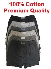 1-12 Pack Premium 100% Egyptian Extra Soft Cotton Mens Boxer Shorts Underwear