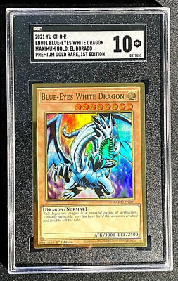 2021 SGC 10 EN001 BLUE EYES WHITE DRAGON EL DORADO PREMIUM GOLD
