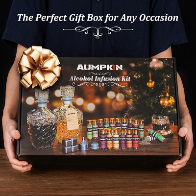 Ultimate DIY Alcohol Infusion Kit for Infusing Whiskey Whiskey, Gin, Vodka, Tequ