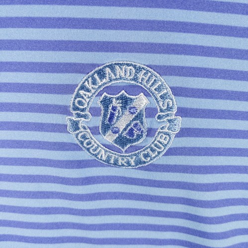Peter Millar Summer Comfort Polo Shirt Mens Large Blue Short Sleeve Golf Active - Picture 2 of 8